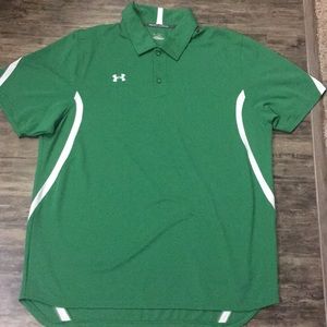 Under Armour Green Golf Shirt XL